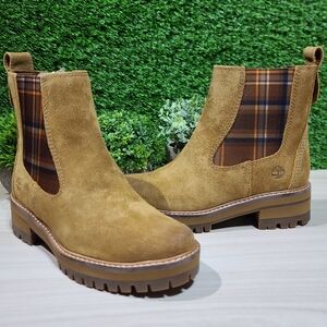 Timberland Courmayeur Valley Chelsea Medium - Brown Suede US 6 B (M) NEW